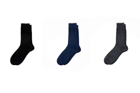 mens dress socks variety