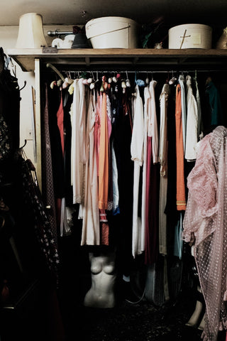 Messy wardrobe