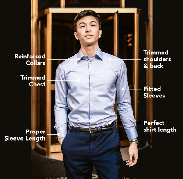 skinny fit dress shirt