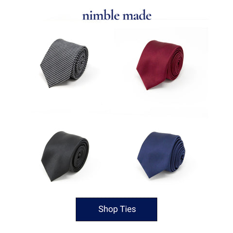 nimble made's slim tie collection for men