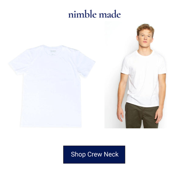 nimble made basic crew neck t shirt