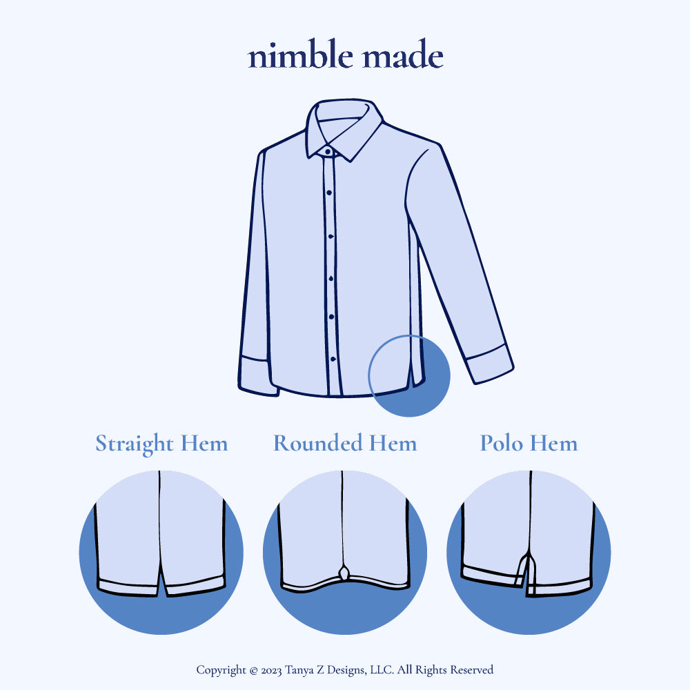 Understanding Hem of a Shirt & The Types of Hems for Men - Nimble Made