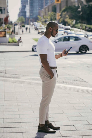 fashionable men's summer outfit example