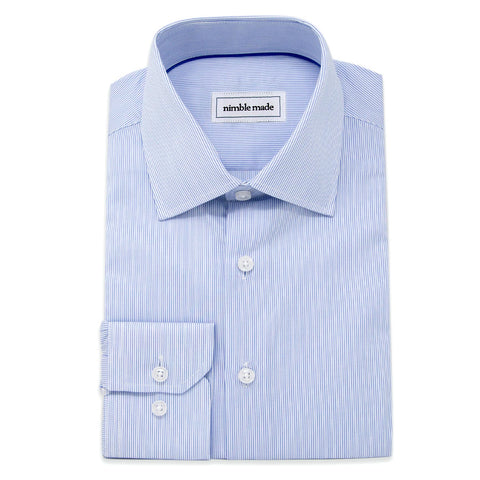 men's dress shirt in a cotton twill weave fabric