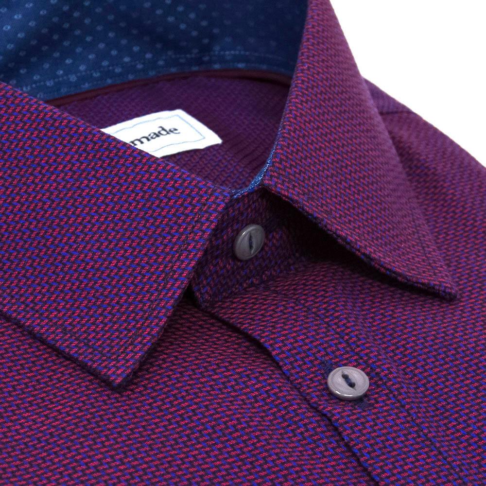 Men's Purple Pattern Dress Shirt | Nimble Made