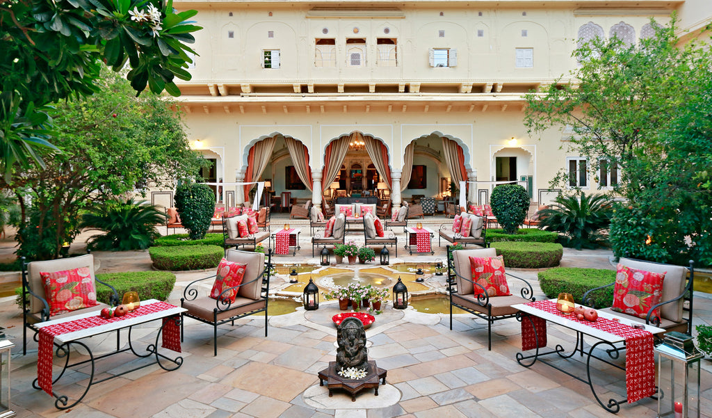 The Samode Hotel in Jaipur, Cassandra's favourite Jaipur hotel