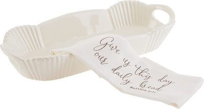 Holiday Mini Loaf Pan with Tea Towel by Mud Pie