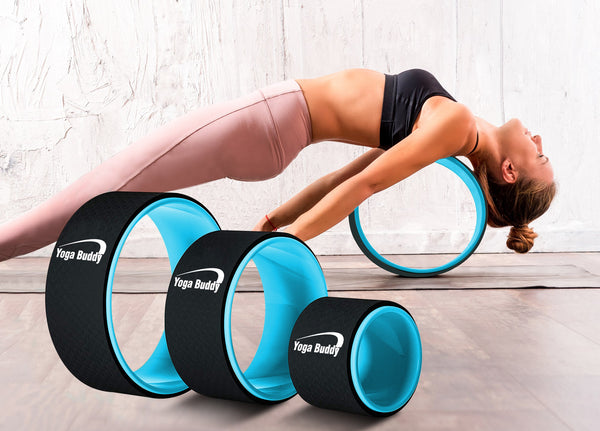 Yoga Buddy Yoga Wheels For Back Pain & Stretching