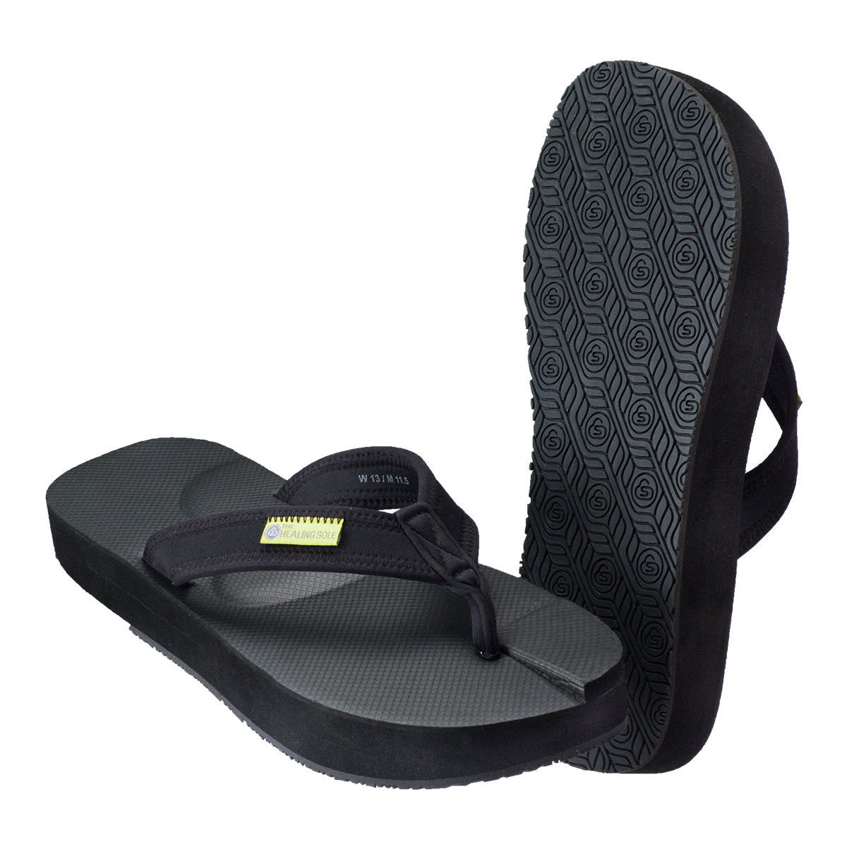 healing sole flip flops cheap online