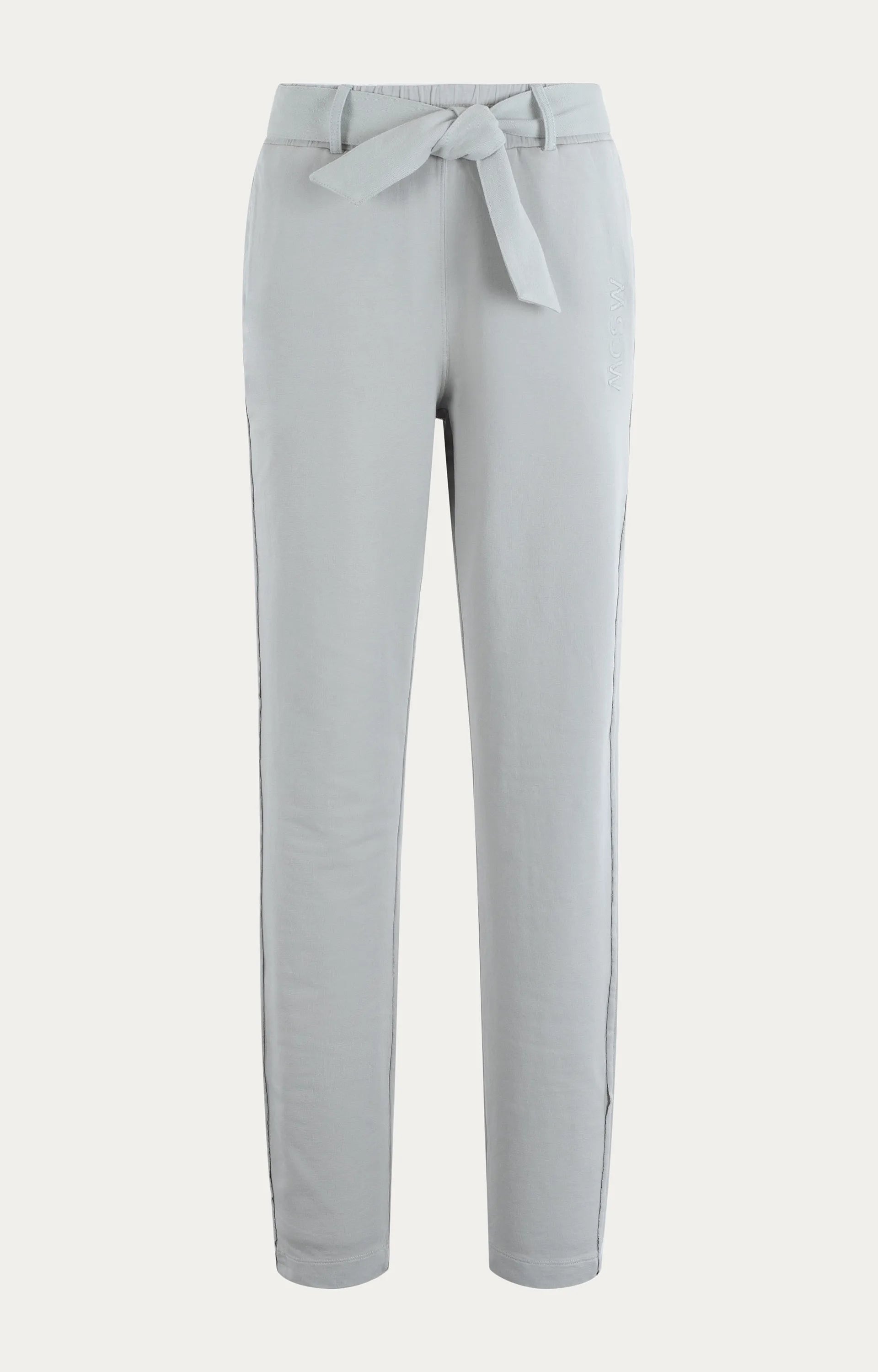 Trousers with Belt - Pebble