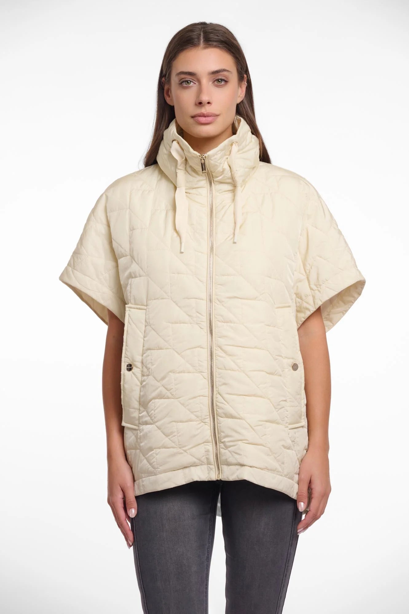 Short Sleeve Gilet - Birch