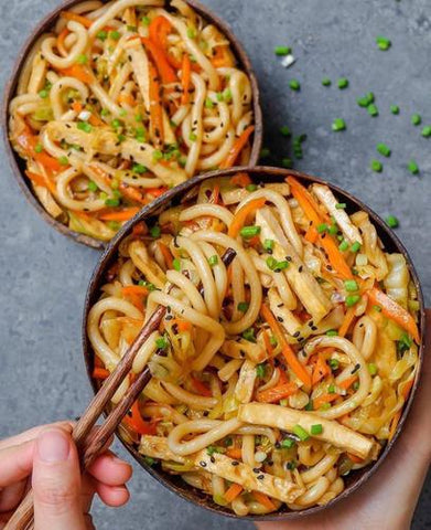 vegan udon noodles