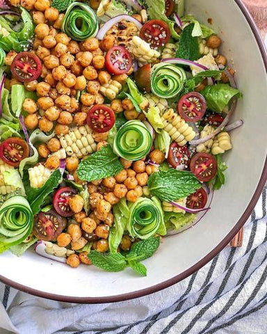 vegan chickpea salad