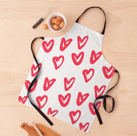 Red Heart Apron