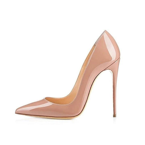 Nude stiletto Vegan Heels