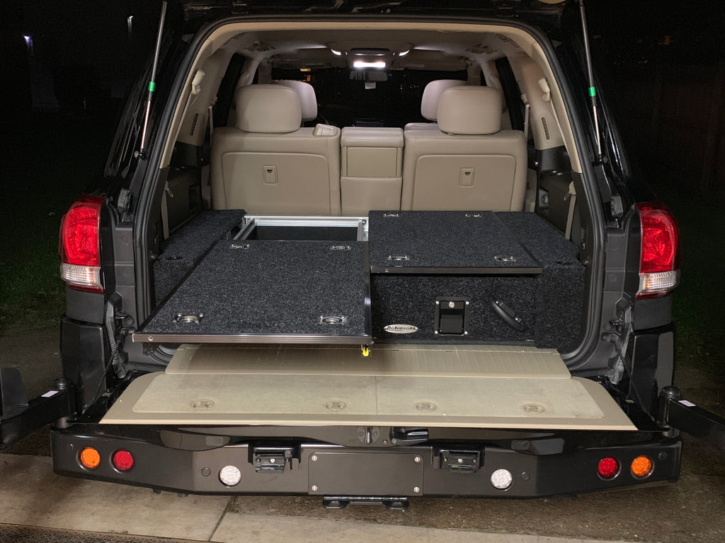 Dobinsons Rear Dual Roller Drawer System For Toyota Land Cruiser