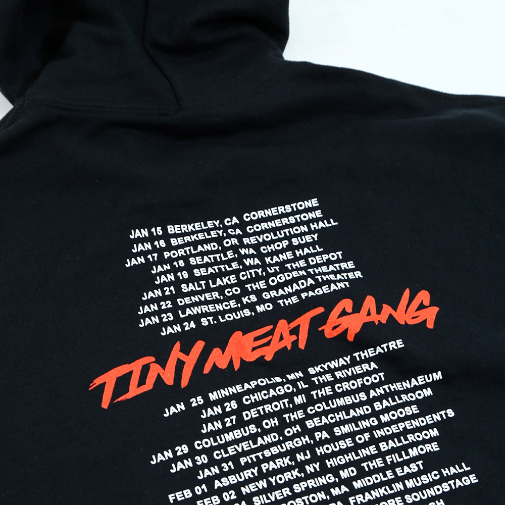 tiny meat gang merch pink hoodie