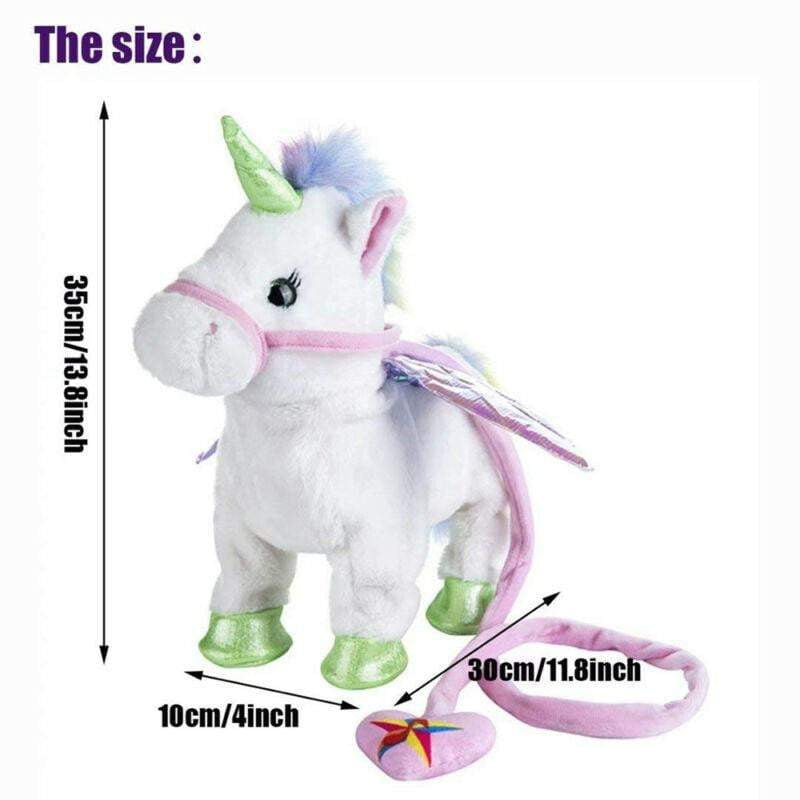 walking singing unicorn