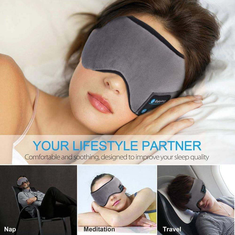 Bluetooth Sleeping Eye Mask Headset - 29.99 USD