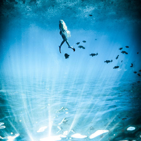 free diver woman