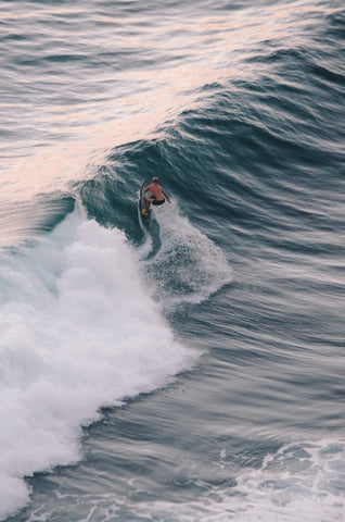 wave surfing