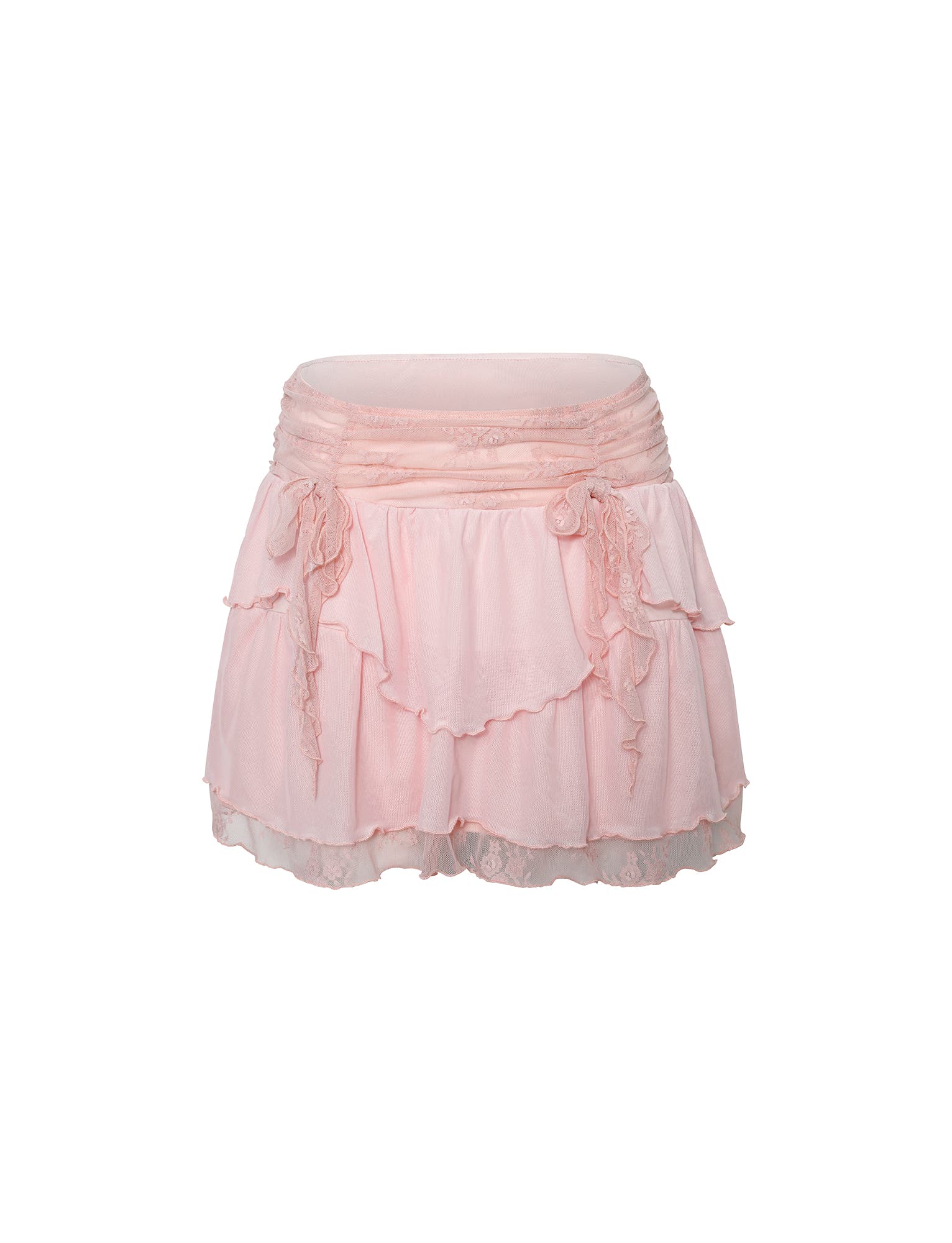 HARPER MINI SKIRT - PINK : PASTEL PINK : BABY PINK