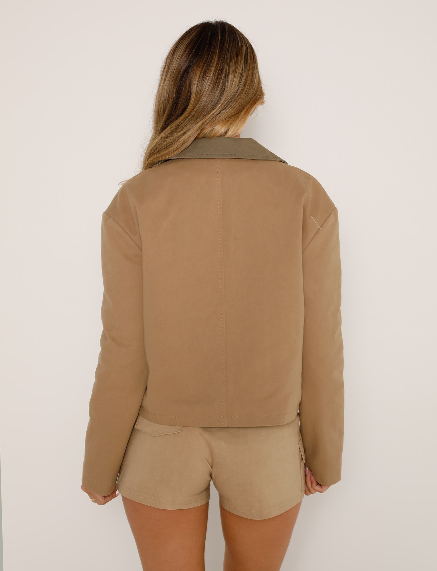 ELIO JACKET - BEIGE : TAN