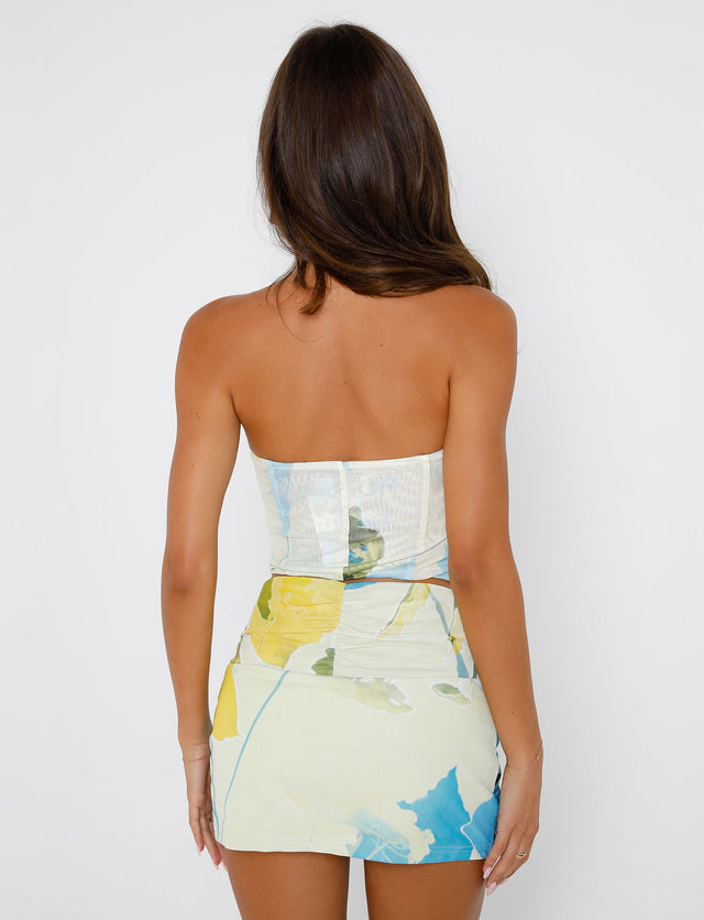 HAVANA SKORT - YELLOW FLORAL