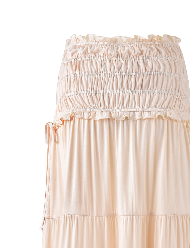 DENALI MAXI SKIRT - NEUTRAL : BONE