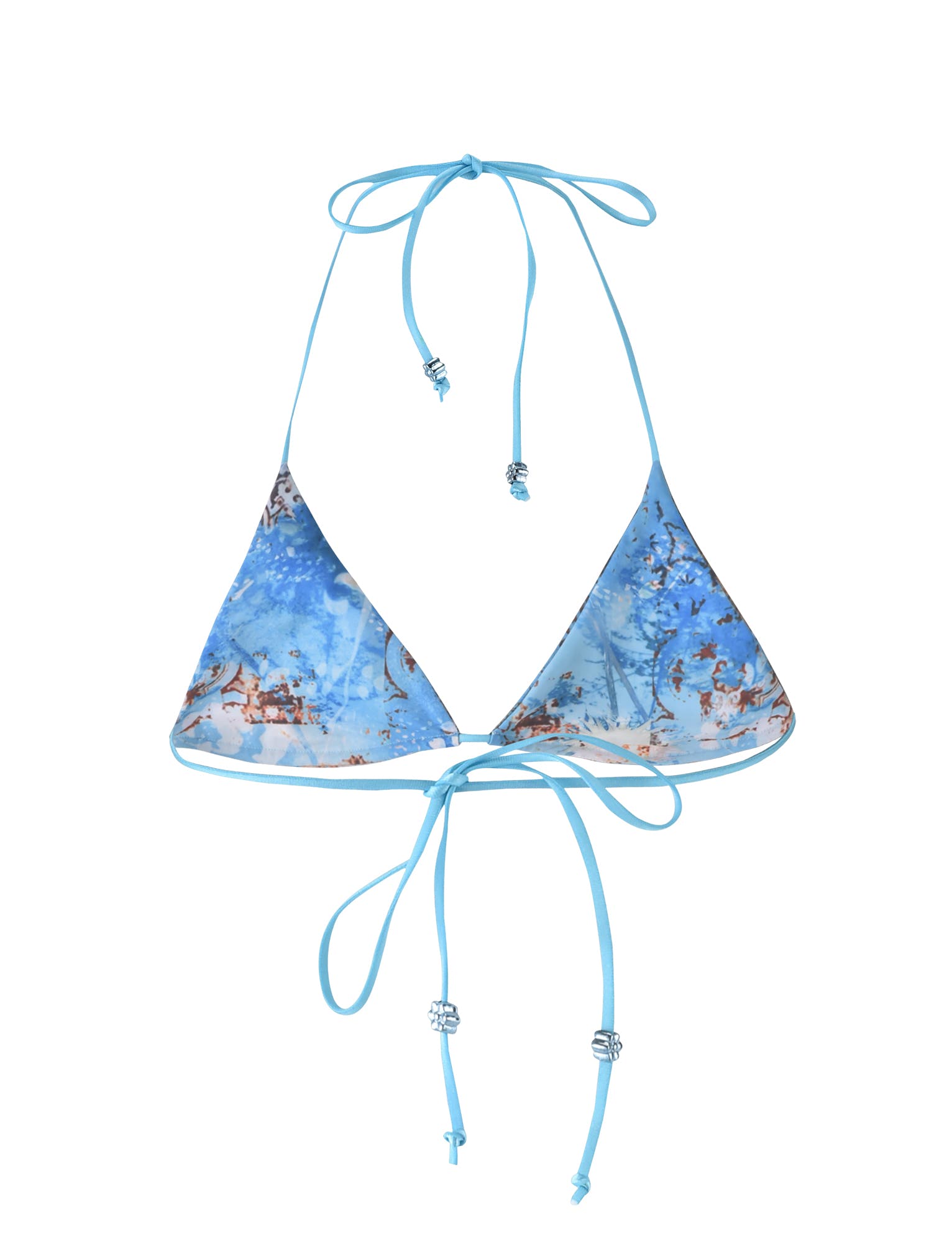 AVE BIKINI TOP - BLUE : TILE