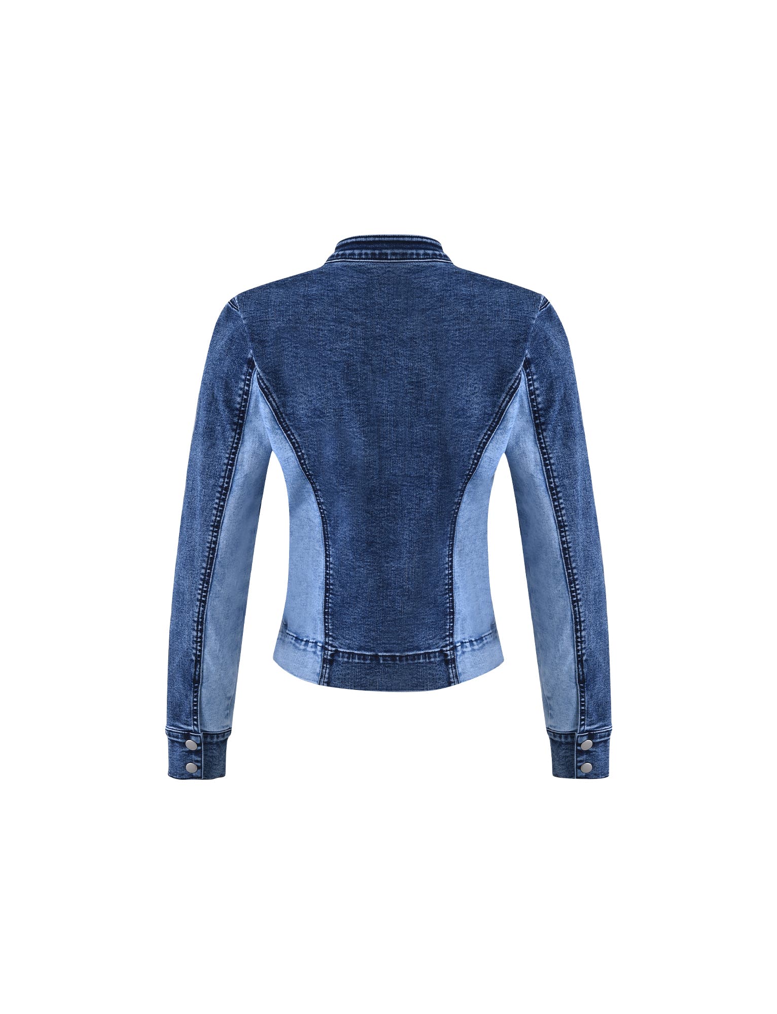 BRITA JACKET - BLUE : MID WASH