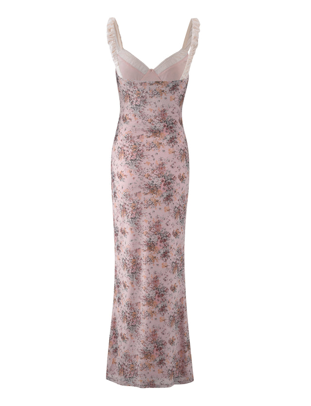 AMARAN DRESS - PINK : CAMO FLORAL