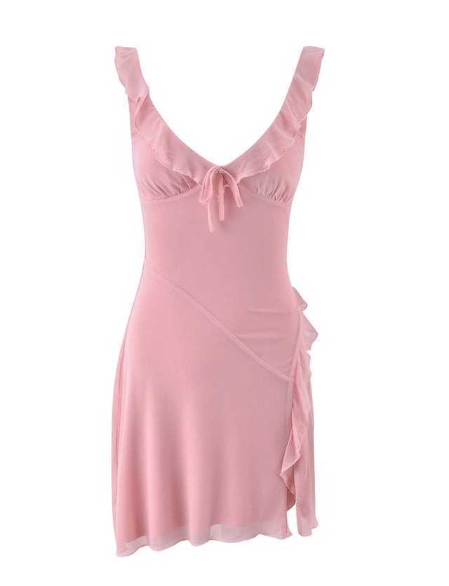 IMRA DRESS - PINK : DUSTY PINK