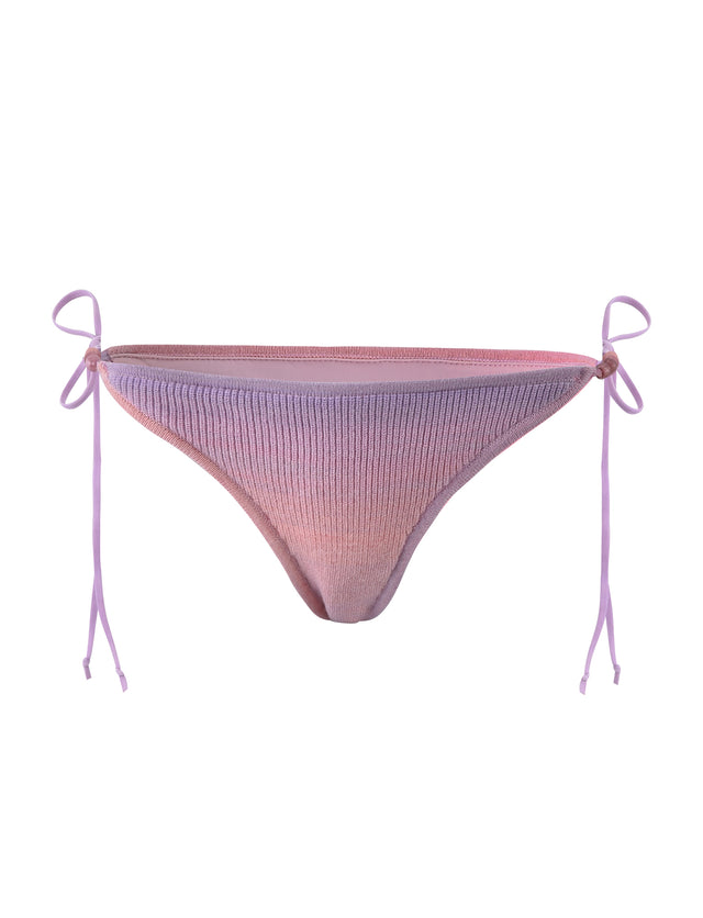 CIRIL BIKINI BOTTOM - PINK / PURPLE STRIPE