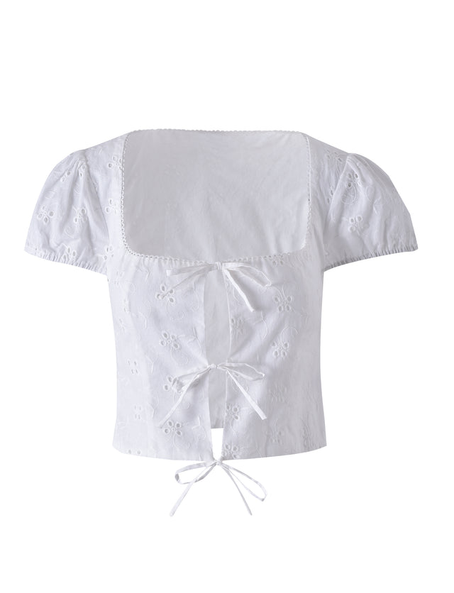 KAYLEIGH TOP - WHITE