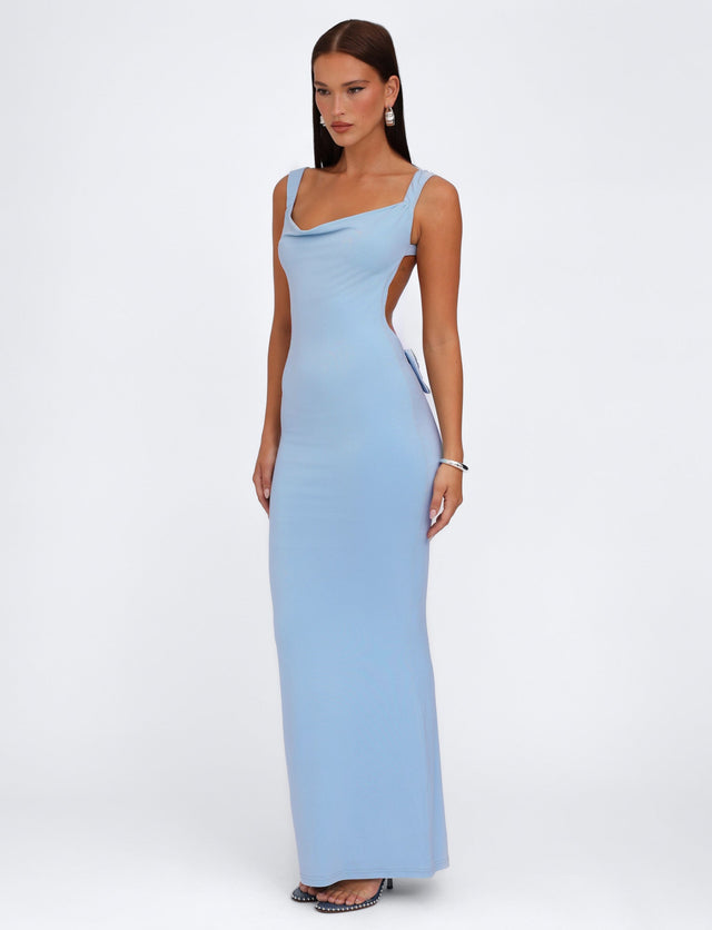 ZITA DRESS - BLUE : BABY BLUE