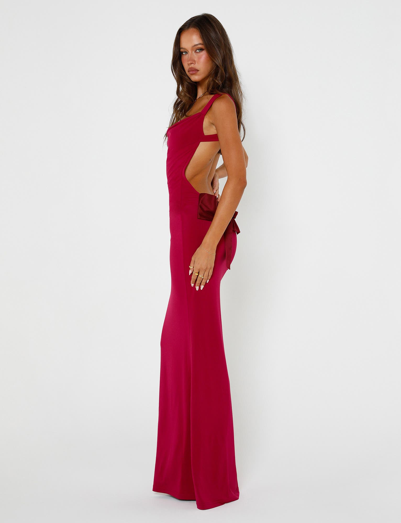 ZITA DRESS - RED : SALSA : DEEP RED