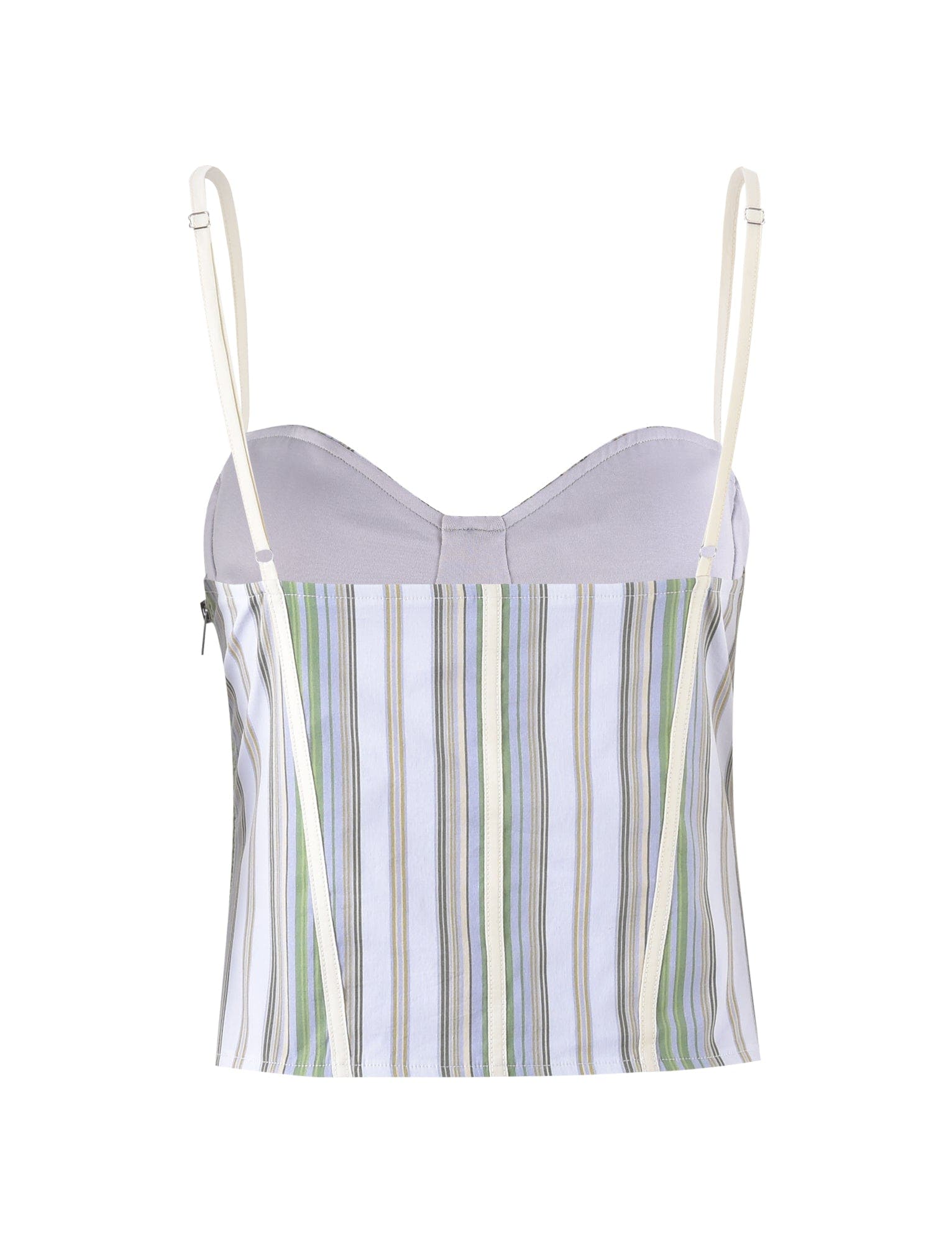 LILIOSA TOP - GREEN : STRIPE