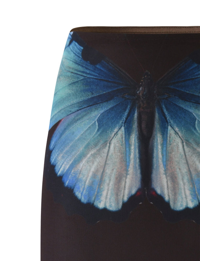 NANCI SKIRT - BROWN : BUTTERFLY