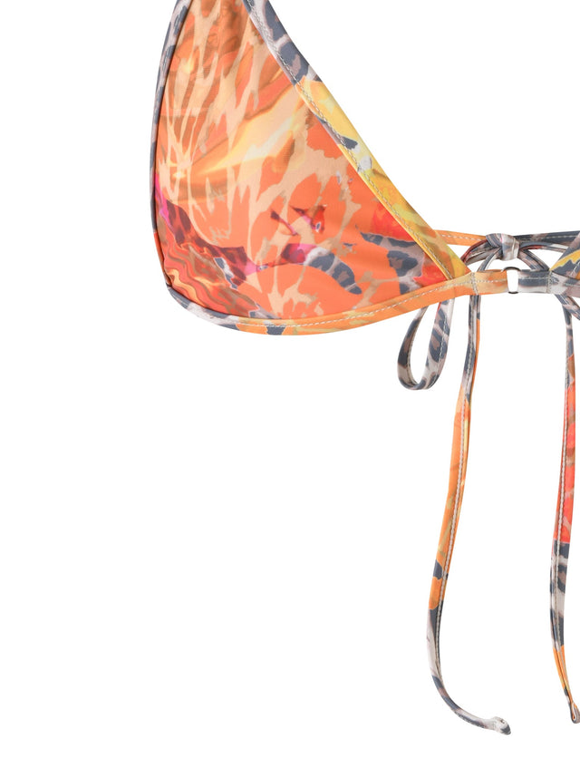 DIANA BIKINI TOP - MULTI : LEOPARD : ORANGE LEOPARD