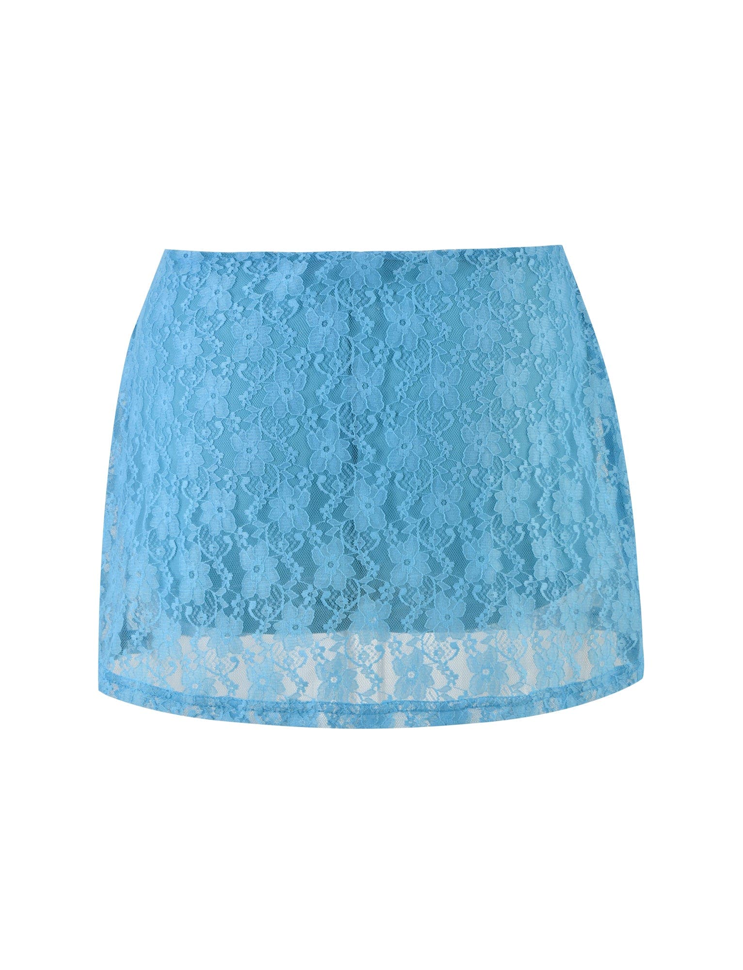QUINLEY SKORT - BLUE : ICE BLUE : BRIGHT BLUE LACE