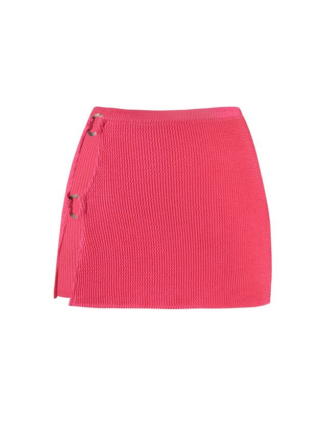 NEERA MINI SKIRT - PINK : HOT PINK : FUCHSIA