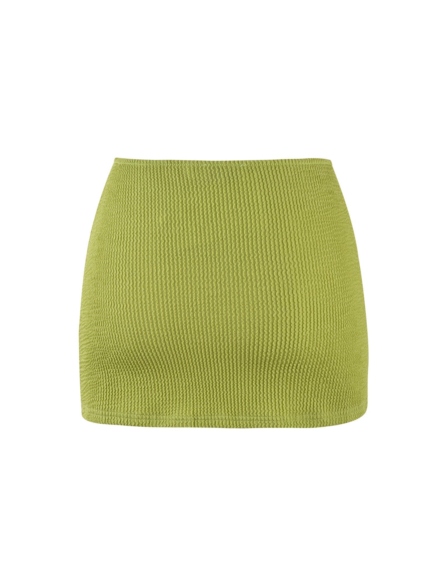 NEERA MINI SKIRT - GREEN : LIME GREEN