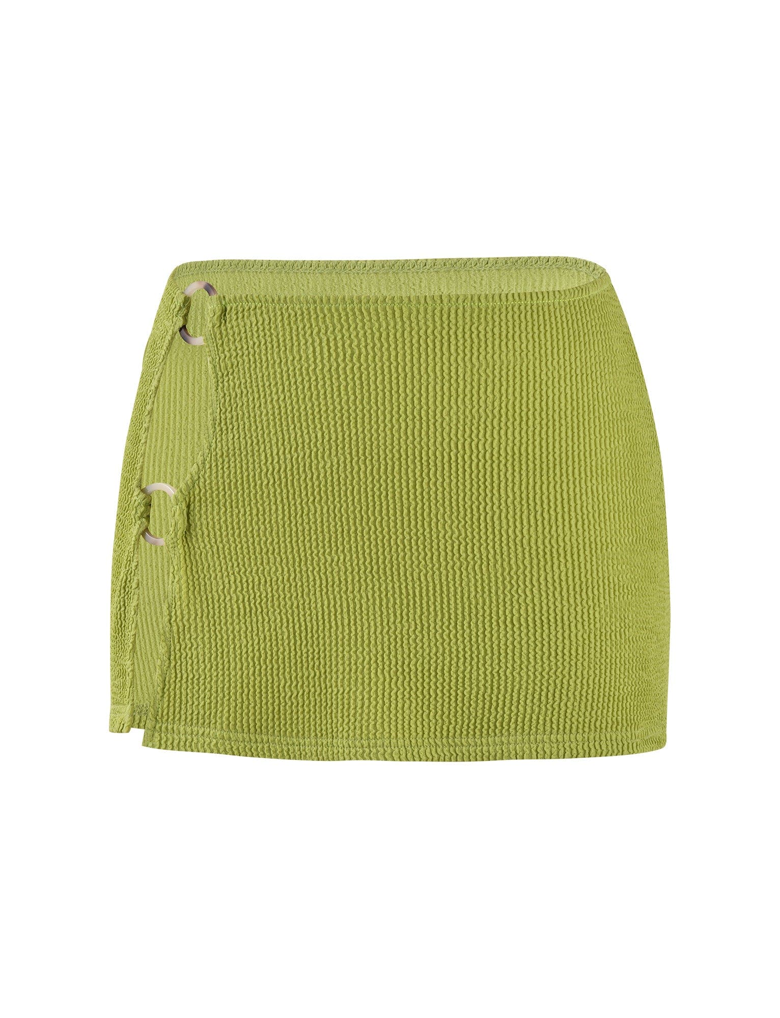 NEERA MINI SKIRT - GREEN : LIME GREEN