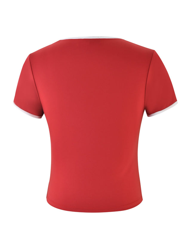 DELANEY TEE - RED