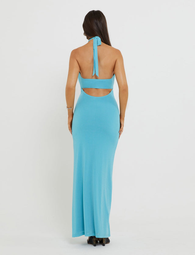 TIANAH MAXI DRESS - BLUE : BABY BLUE : BLUE SPARKLE