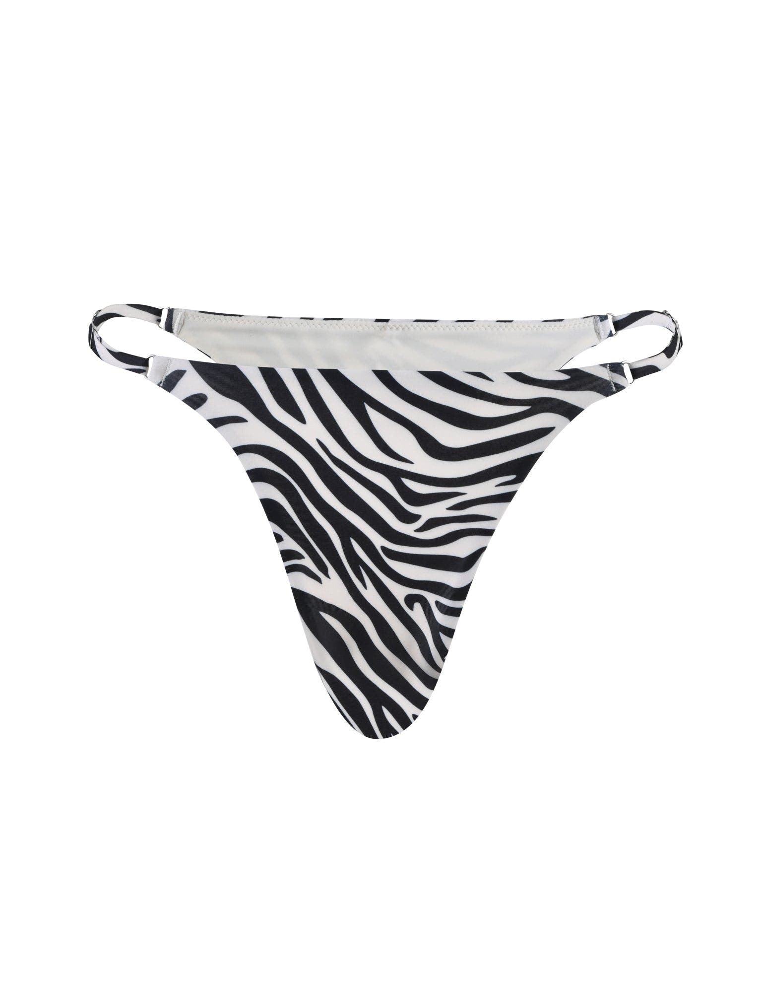 DIVINA BIKINI BOTTOM - BLACK : ZEBRA