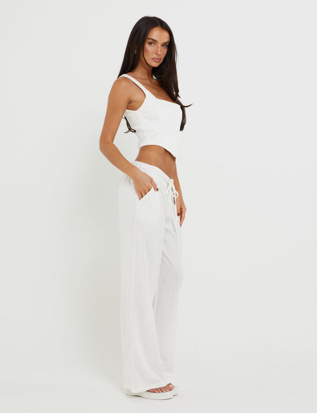 AIDEN PANT - WHITE