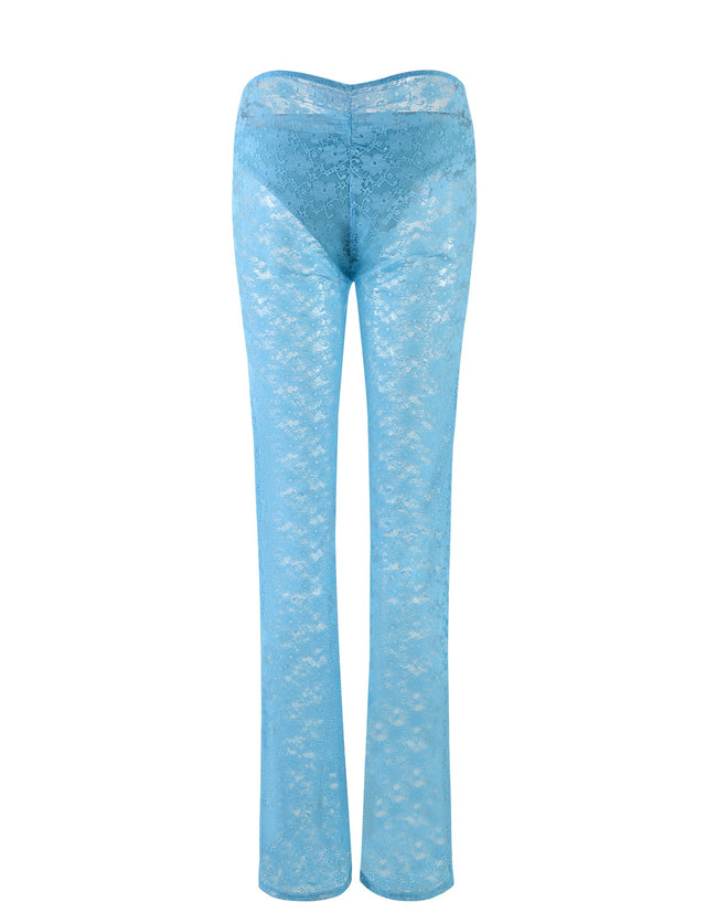 TOBIAS PANT - BLUE : ICE BLUE : BRIGHT BLUE LACE