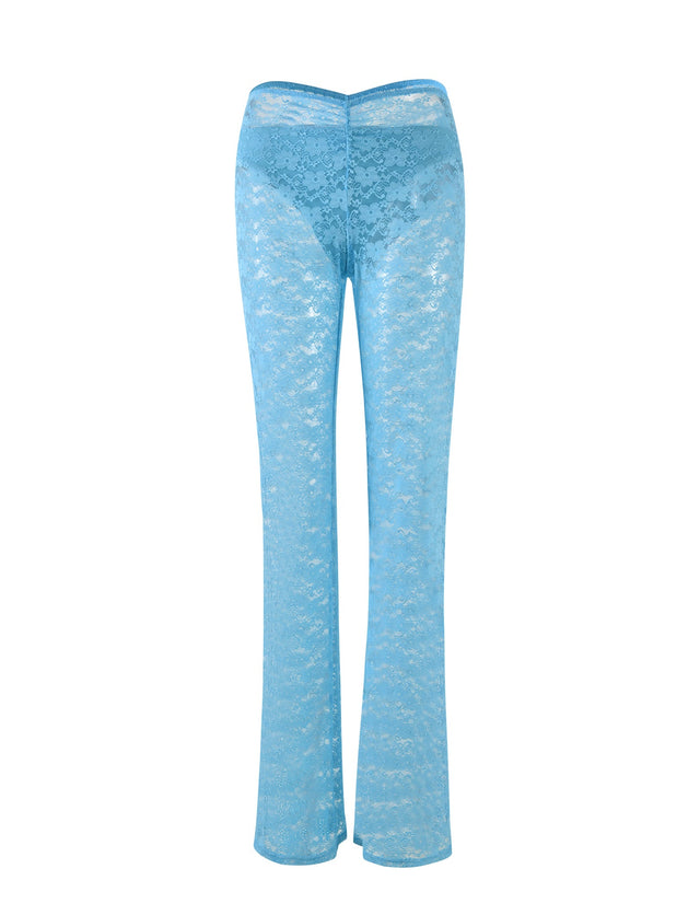 TOBIAS PANT - BLUE : ICE BLUE : BRIGHT BLUE LACE